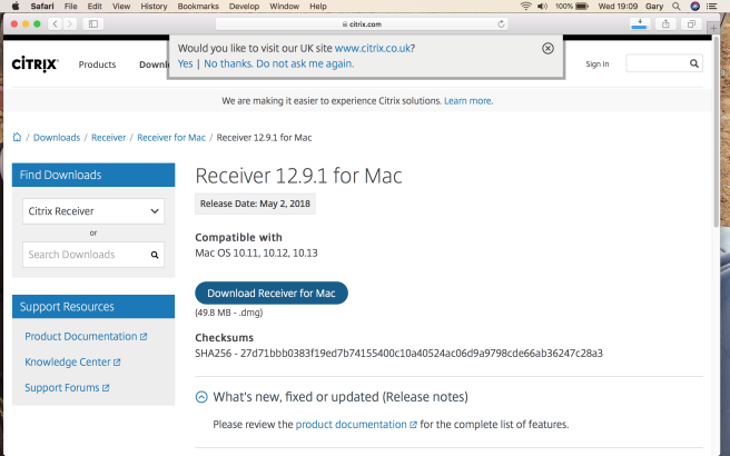 Free Download Citrix Receiver For Mac